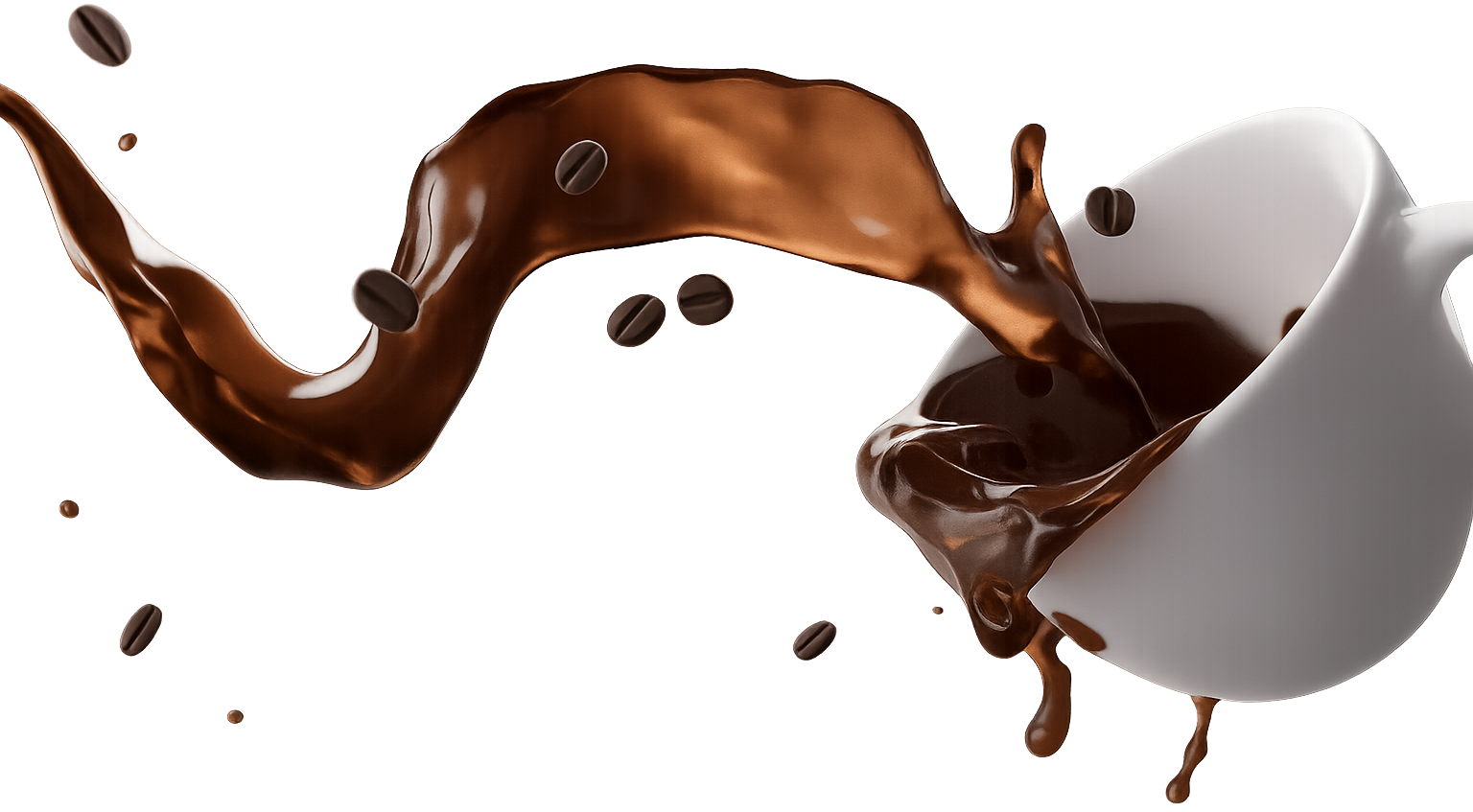 Imagem de café jorrado